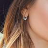Niche Fashion Animal Design Sea Turtle Huggie Earrings