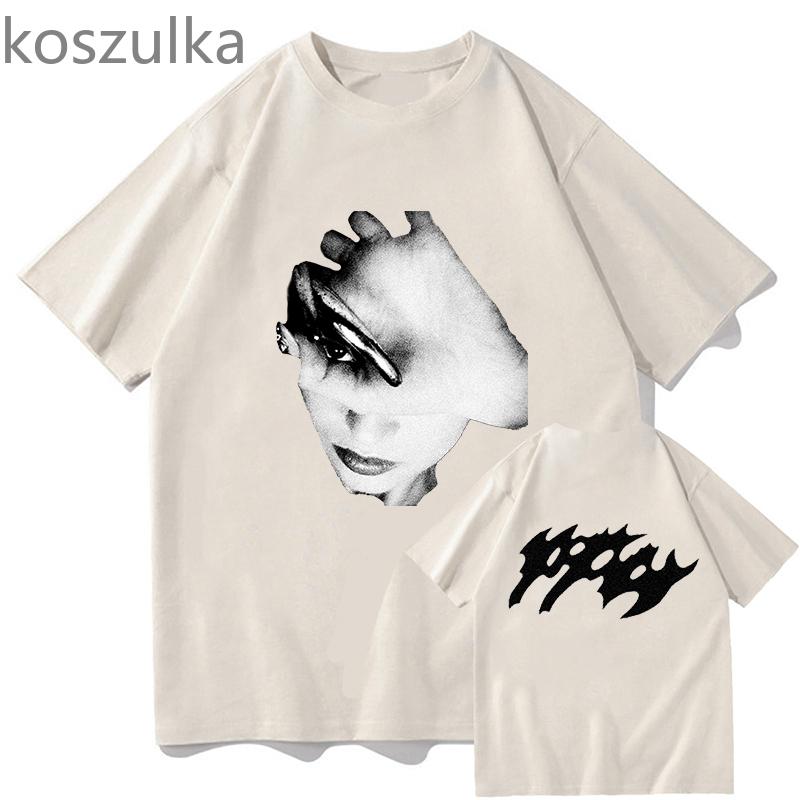 Poppy Album Retro New Way Out Tee-shirt Short Sleeve Summer Women Tshirts Casual Pure Cotton Unisex Fans Tees Unisex Clothes
