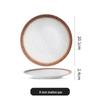 Retro Japanese Ceramic Steak and Sushi Plate