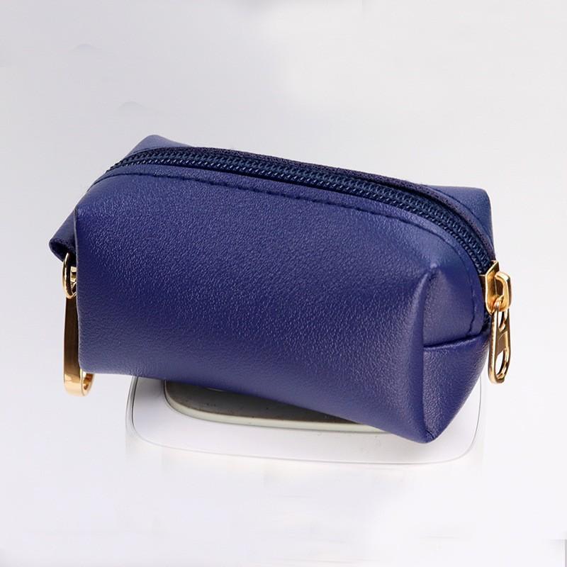 New Outdoor Dog Poop Bag Holder Durable Eco-friendly Pull-out PU Leather Pouch Metal Clip Smooth Pet Waste Disposal