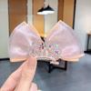 Girl Bow Hairpin Crown Hairpin Cute Three-Dimensional Mesh Hairpin