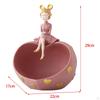 Pudełko Figurki Rzeźby Uchwyt Talerz Serwowanie Biurko Dziewczyna Statuetki Żywiczne na Ciasteczka Wejście do Biura