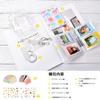Rieibi instax mini 12 Clear Case Not Fuji Instax Mini 12 Protective Transparent Clear Bag with File Storage Pocket and Shoulder Hard [7-Piece Set]