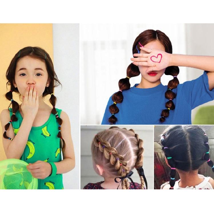 Classical Hair Elastics High Durability And Flexibility Rubber Bands Hair Ties For Various Hair Styles Comfortable Wear