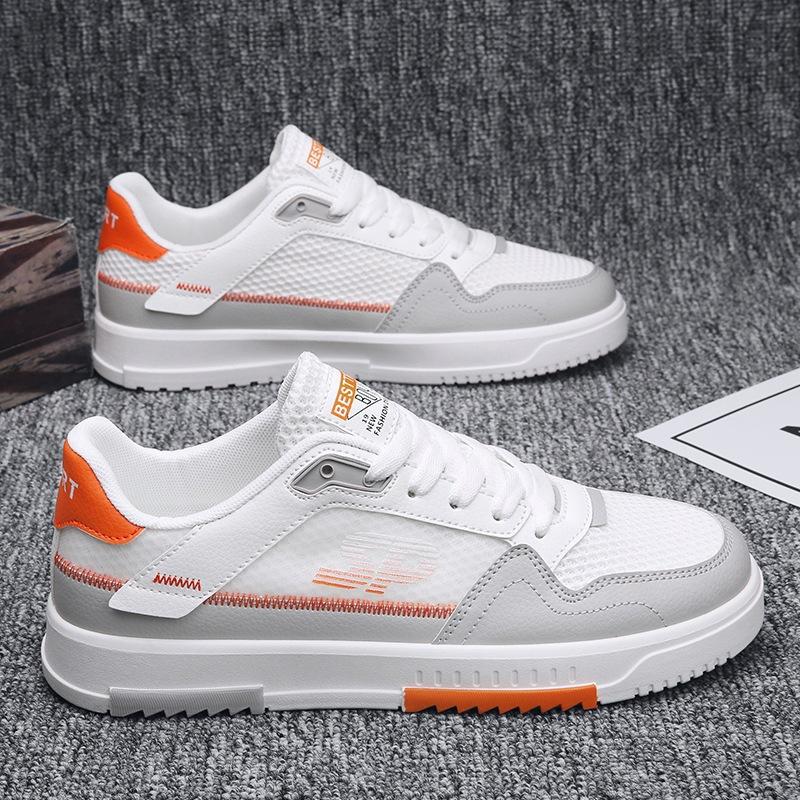 Модная парусиновая обувь мужская 2024 весна новая мужская сетчатая парусиновая обувь — фото 5