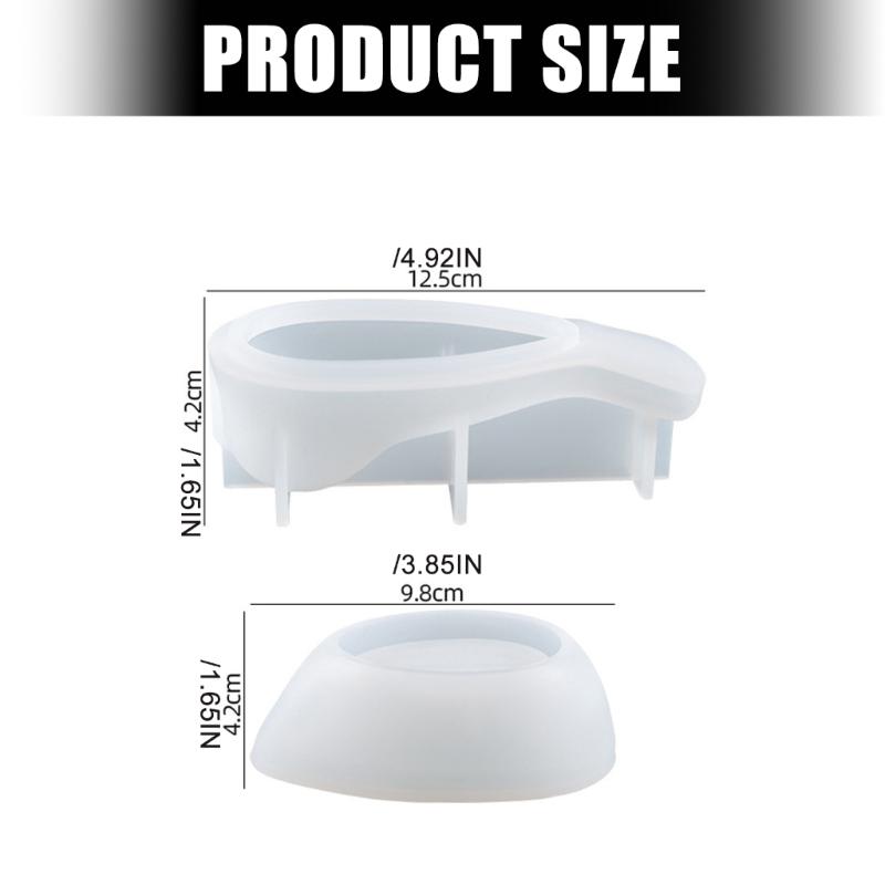 Flexible Silicone Molds for Creating Candle Stand Tealight Holder Mold Bird Shaped Candlestick Desktop Ornament Mold