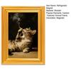 Wooden Photo Frame Refrigerator Magnet Animal Frame Fridge Magnet Home Office Whiteboard Decorative Accessories Humorous Gift