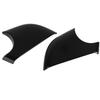 2 Pcs Door Wing Mirror Cover Glossy Black Rear View Mirror Lower Holder Replacement for Tesla Model 3 2017‑2021