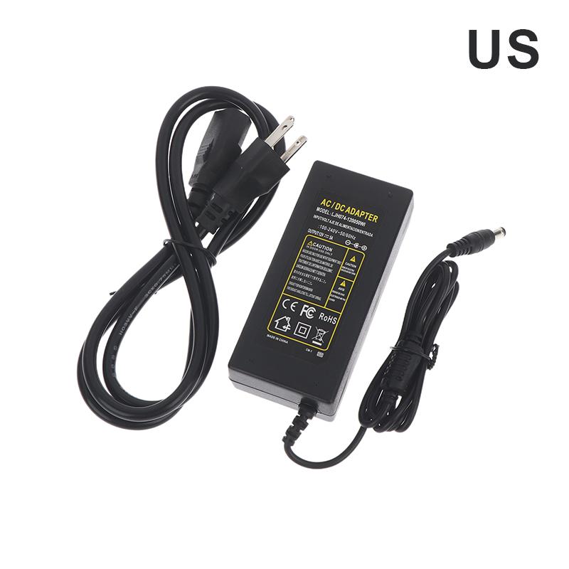 EU US Plug DC12V LED Power Supply 1A 2A 3A 4A 5A 6A 7A 8A Switch Transformer For WS2811 WS2815 LED Strip Light Adapter