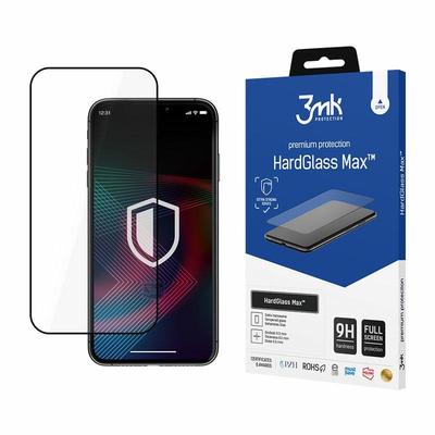 Härdat glas till iPhone 14 Pro Max 3MK HardGlass FullScreen Svart