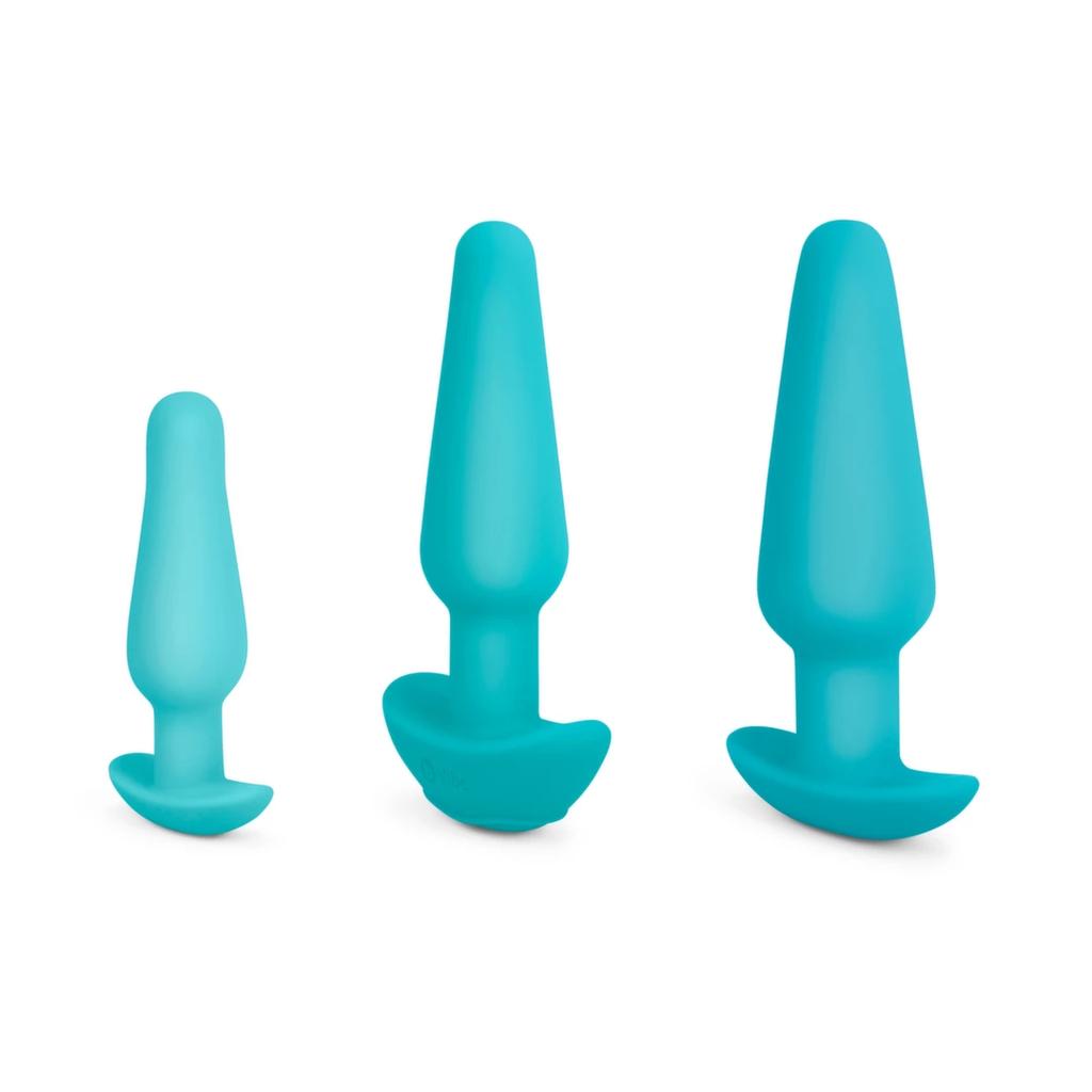 B-Vibe Anal Training & Education Set Blue