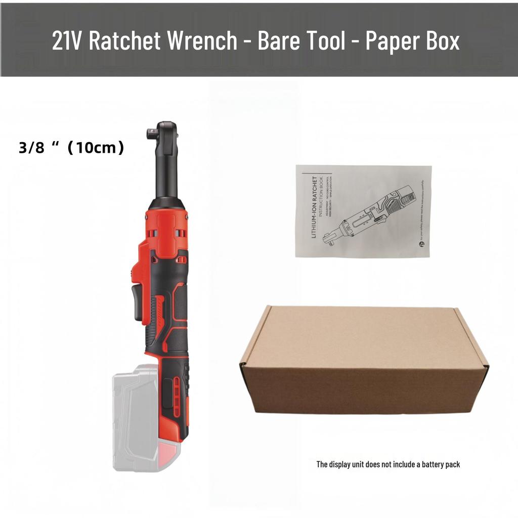 21V Right Angle Electric Ratchet Wrench with Lithium Battery for Stage Truss Installation