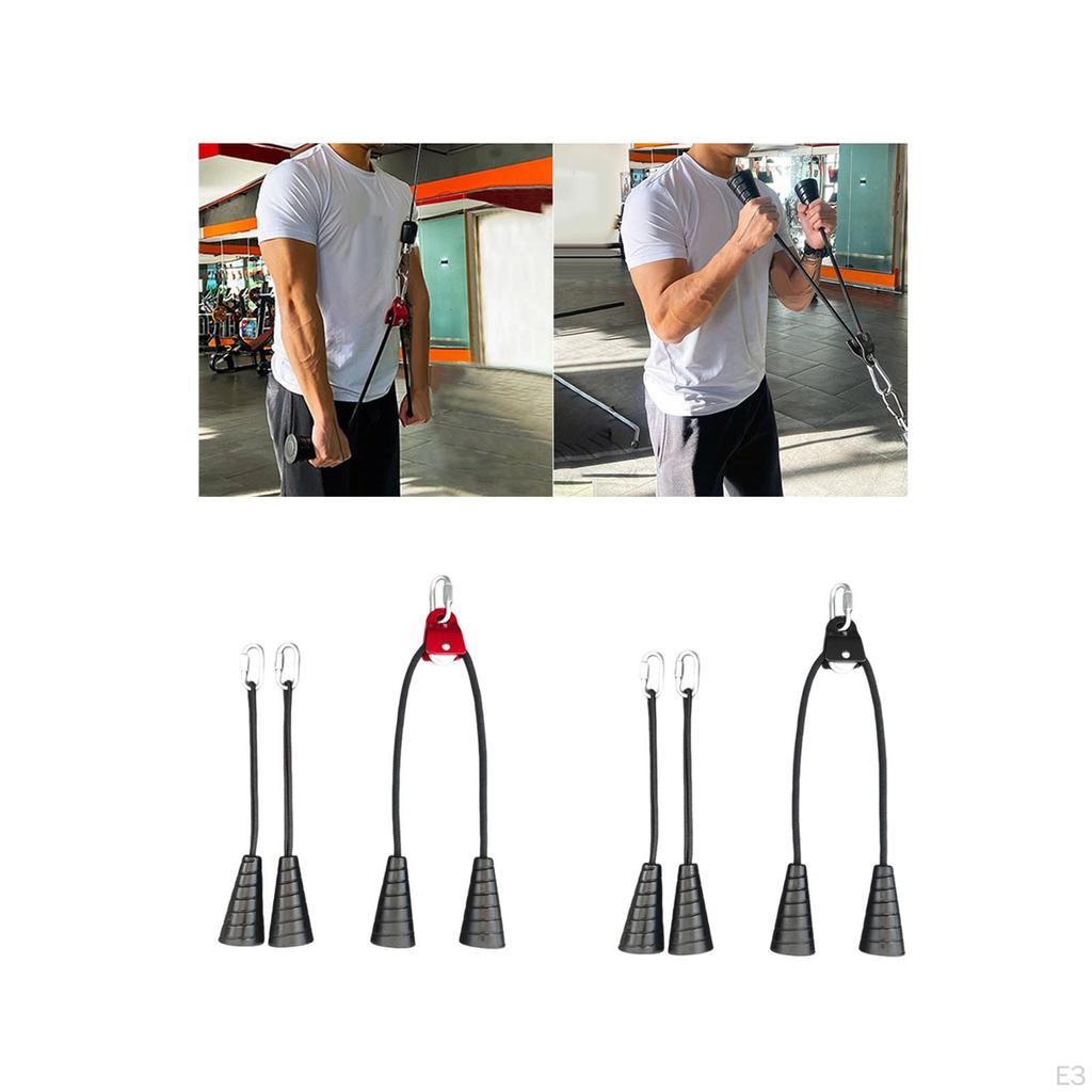 Trizepsseil Kabelaufsatz, Bizeps Zug nach unten Bizeps Trizeps Spannung für Körpertraining