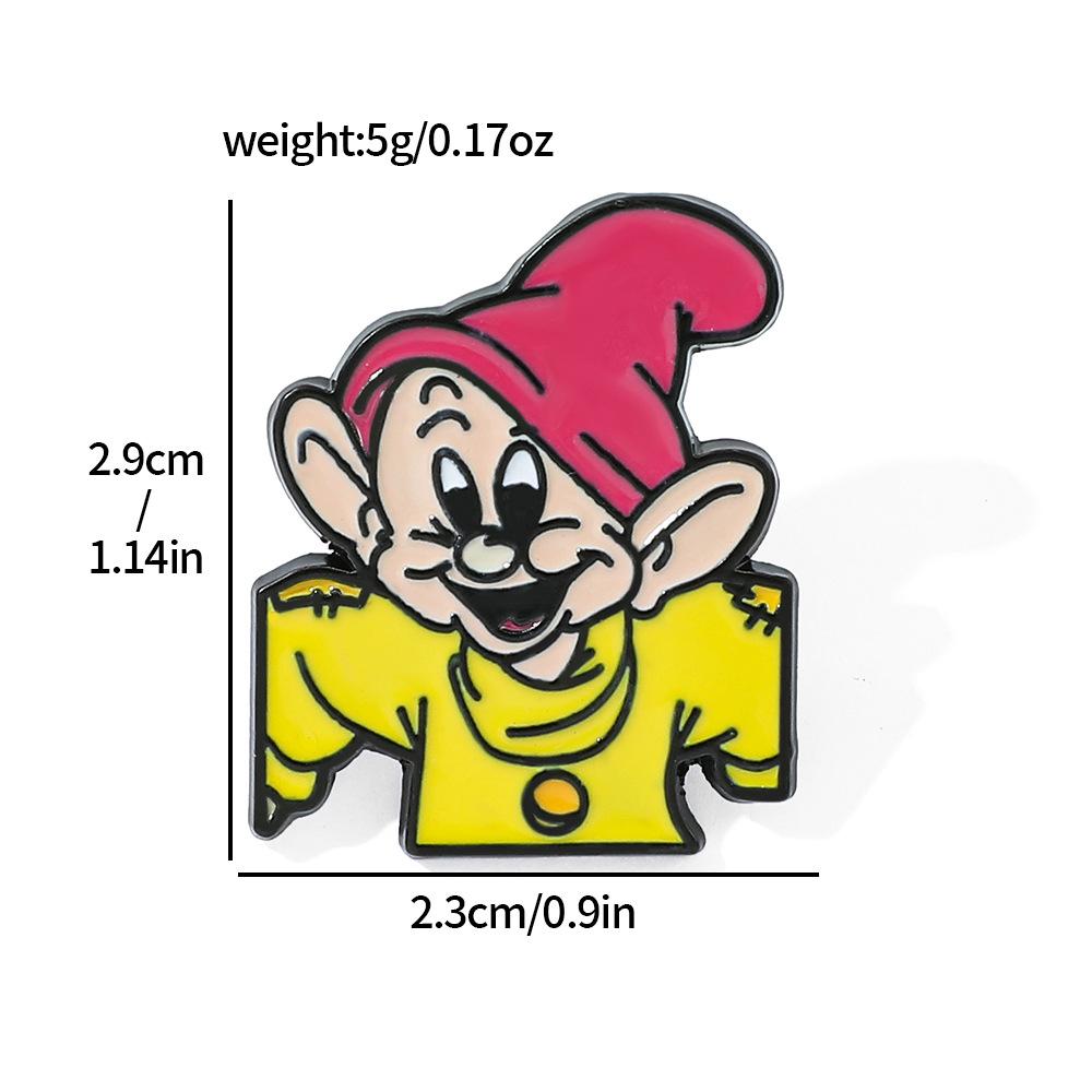 Европейские и американские кино и телеперсонажи металлические значки олень Бэмби гном щенок сплав масляная капля брошь