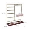 Mary Metal Premium Jewelry Stand - Earring, Stud, and Pendant Display Rack