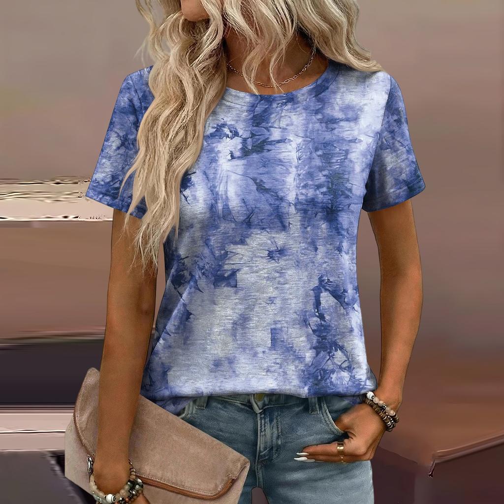 Women's Loose-Fit Fashionable Casual Printed T-Shirt