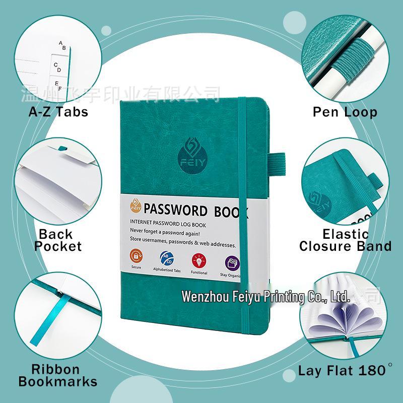 In Stock: English Password, Address & Telephone Book - Cross-border Festival Notebook