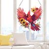 Acrylic Diamond Art Hanging Pendant Diamond Painting Hanging Pendant Rhinestone Diamond Art Window Pendants for Home Wall Decor
