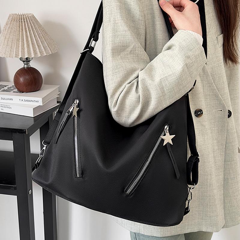 

Рюкзак большой вместимости для женщин 2025 года, новая универсальная модная сумка через плечо, рюкзак премиум-класса Sense Going Travel чёрный