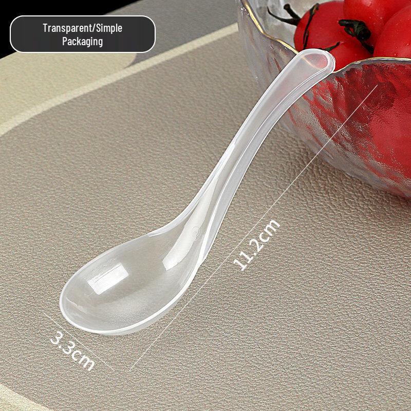ZISIZ Disposable Plastic Spoon