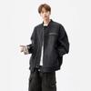 Baseball Uniform Mens Autumn Leather Jacket Design Short Work Jacket