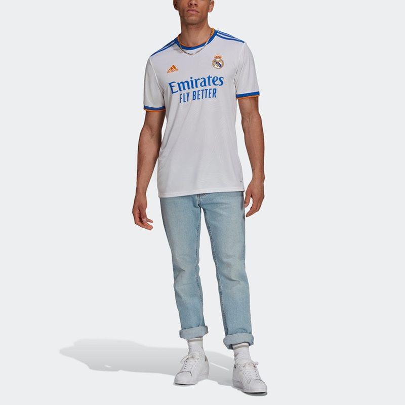 Adidas Real Madrid Soccer Jersey Fan Edition Men's White GQ1359