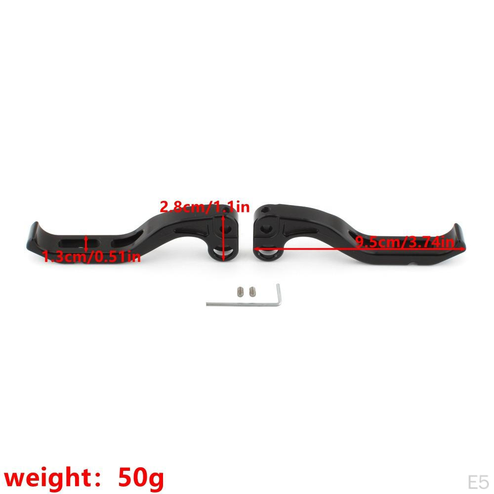 2 Pieces Brake Clutch Lever Hand Levers, Left & Right Levers for X/S Motorcycle