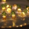 LED Fruit String Lights with Pineapple Pendants - USB Copper Wire for Kids' Decor and Gifts