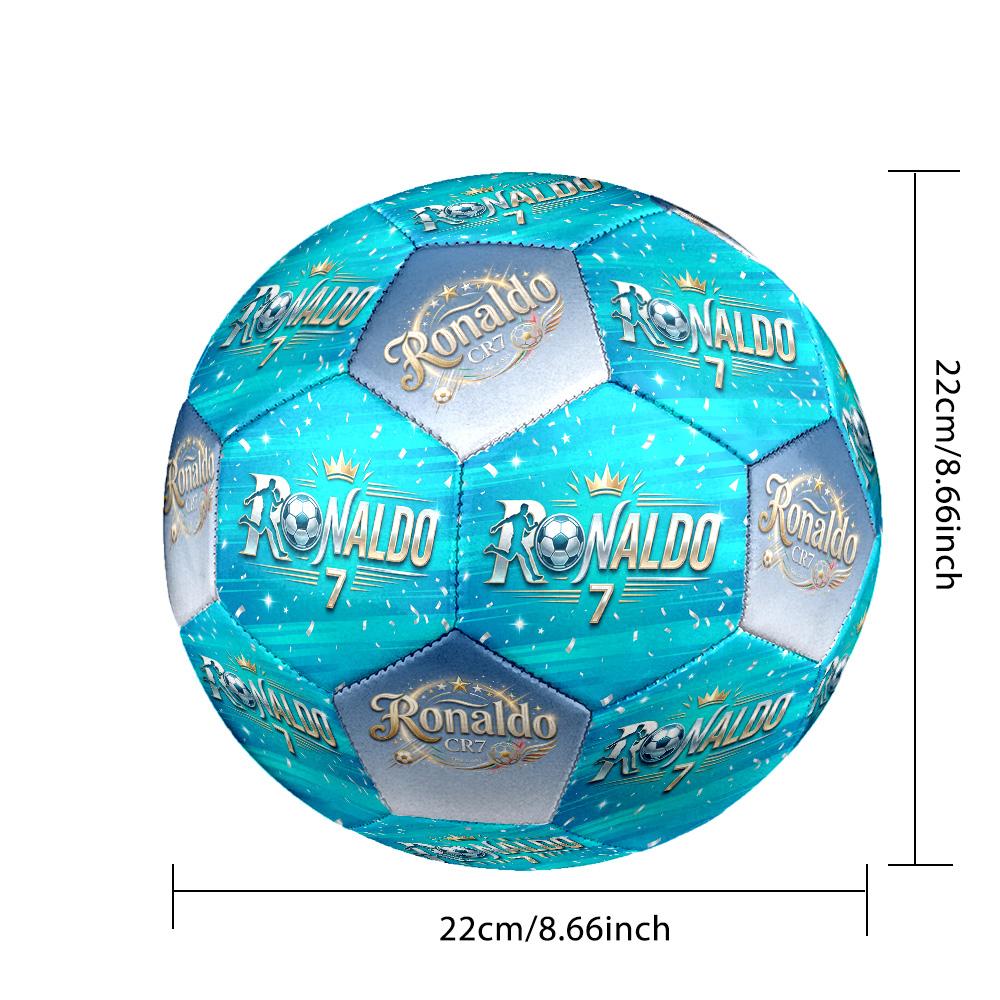 Ronaldo's: Legend Cr7 Size 5 Soccer Football Machine-Stitched Indoor/Outdoor Training and Matches for Football Accessories
