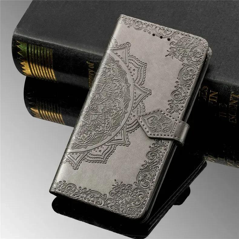 Mandala Wallet Leather Case for Xiaomi Redmi Note 14 15 Pro Plus 5G Flip Cover Magnet Book Funda Red Mi Note 13 14 15C 14C Capa