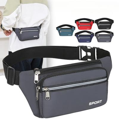 Novo Estilo, Bolsa Transversal de Nicho para Homem, Design Moderno, Bolsa de Peito Multifuncional, Bolsa Fitness para Exterior, Bolsa de Cintura Esportiva para Celular