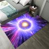 Naked Eye 3D Earth Planet Pattern Carpet For Living Room Bedroom  Door Mat Bath  Leisure  Home Decor