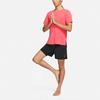 Nike Yoga Dri-FIT Short Sleeve Sports Tee Men Tops Light-Fusion-Red BV4035-646