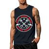 Men Sleeveless Tank Top Casual Muscle Shirt Labor Day Graphic Print Cotton Blend Lightweight Workout Gym Apparel