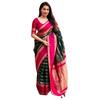 Yashika Damen Neues Gewebter Bedruckter Kanjivaram Banarasi Kunstseide Sari Sari mit Unvernähtem Blusenmaterial - Geeignet
