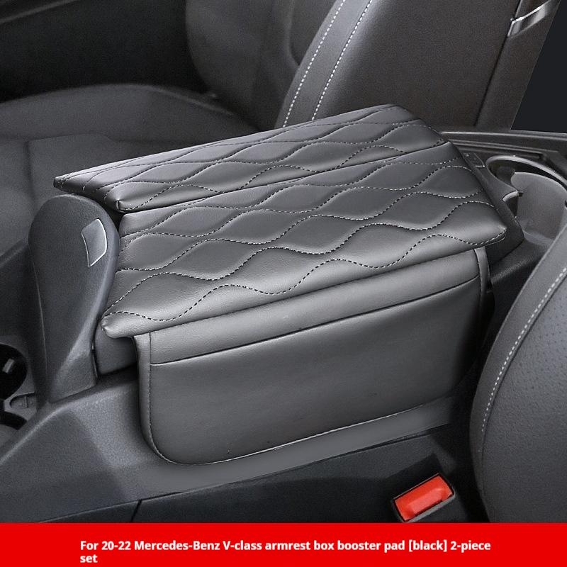 Pour Mercedes-Benz Classe V V260 Style de Voiture Couvercle de Boîte à Accoudoirs Coussin Couvercle Anti-Salissure de Boîte à Accoudoirs Boîte de Rangement Accessoires Auto