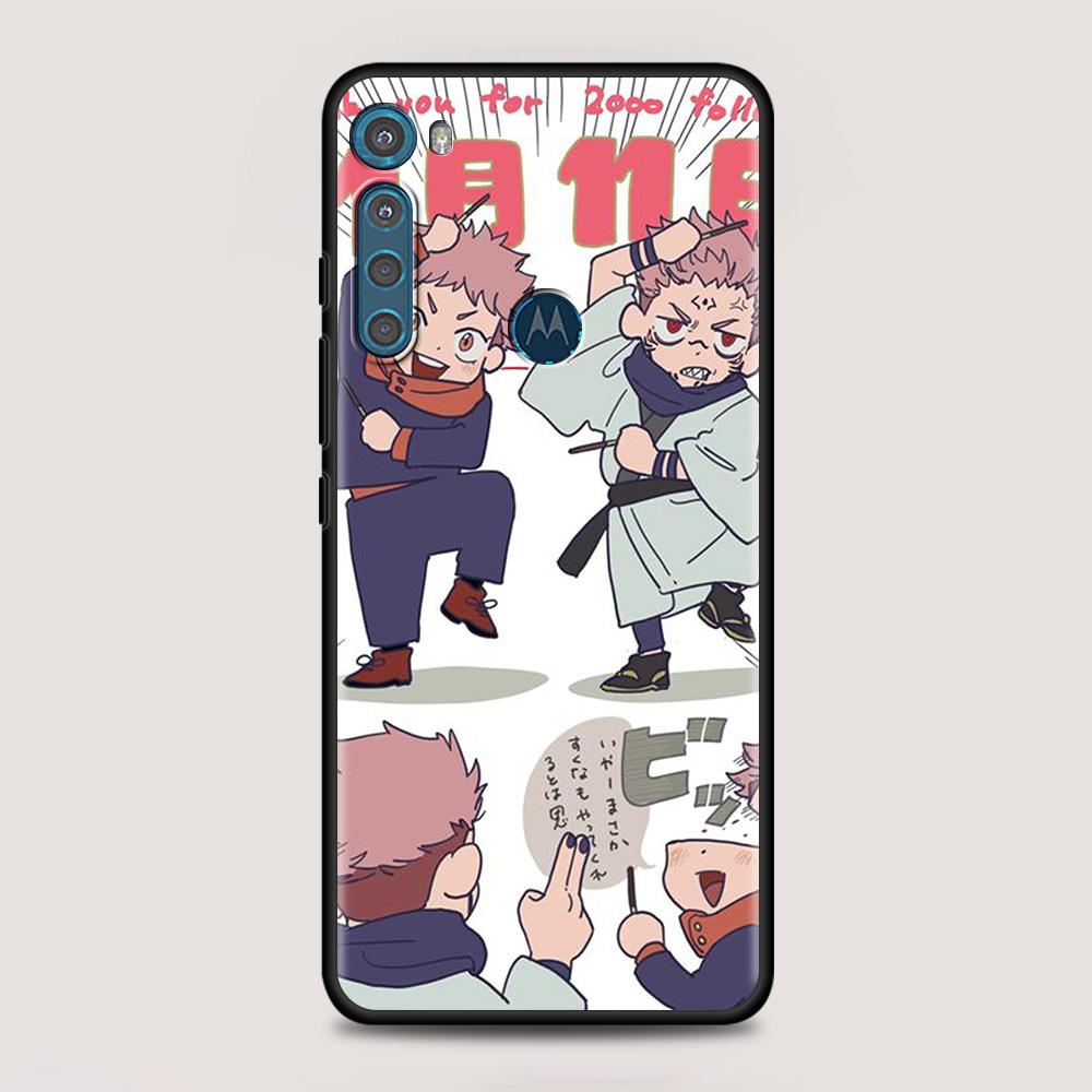 Jujutsu Kaisen Anime Pentru MOTOROLA One Fusion Husă pentru Moto G10 G9 G8 Plus Play Power One G20 G30 G40 G50 G60 Edge 20 Carcasă Telefon
