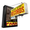 Record Store Retro Wall Light Soft Warm Glow Simple Installation USB Powered Unique LED Light Record Wall Decoration