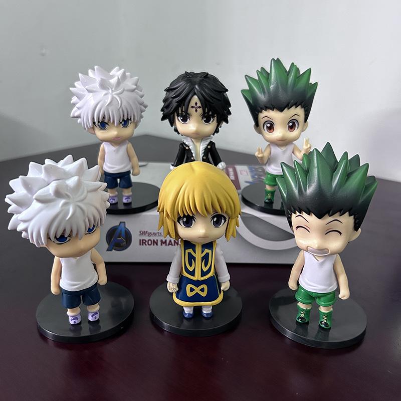 Hunter x Hunter Actionfigur Spielzeug PVC Cartoon Jay Flix Hisoka Kurapika Modell Animationspuppe Spielzeug Kindergeschenk Zufällig 1 Stück