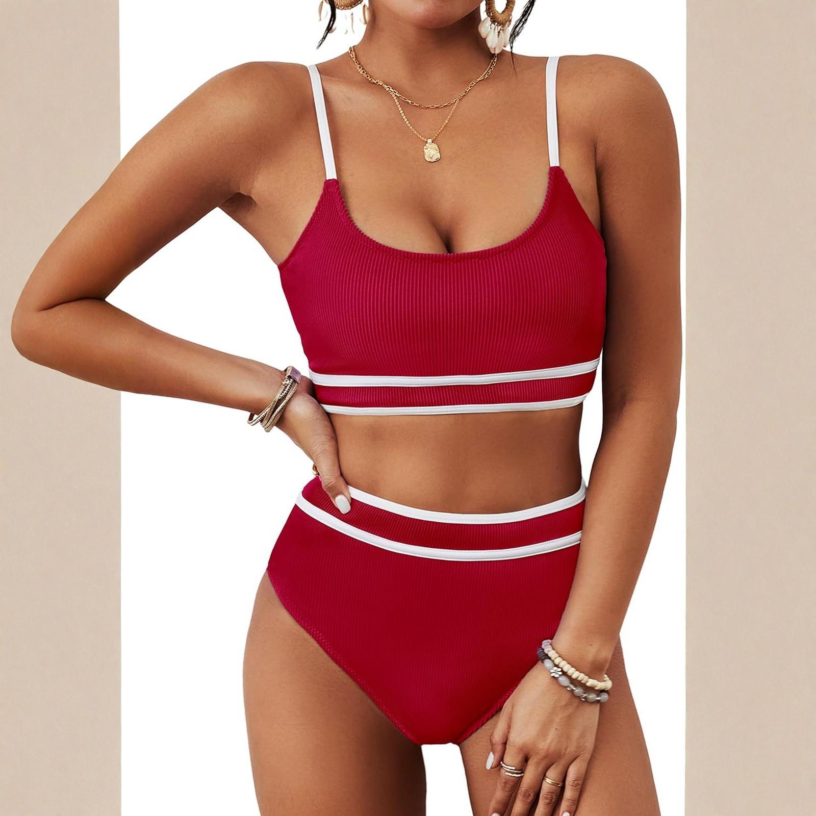 

Women s Fashionable And Sexy Bikini Two-piece Swimsuit XL