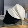 Octagonal Hat Short-brimmed Knight Equestrian Hat Wool Women's Autumn and Winter Felt Beret Solid Color Versatile Cap