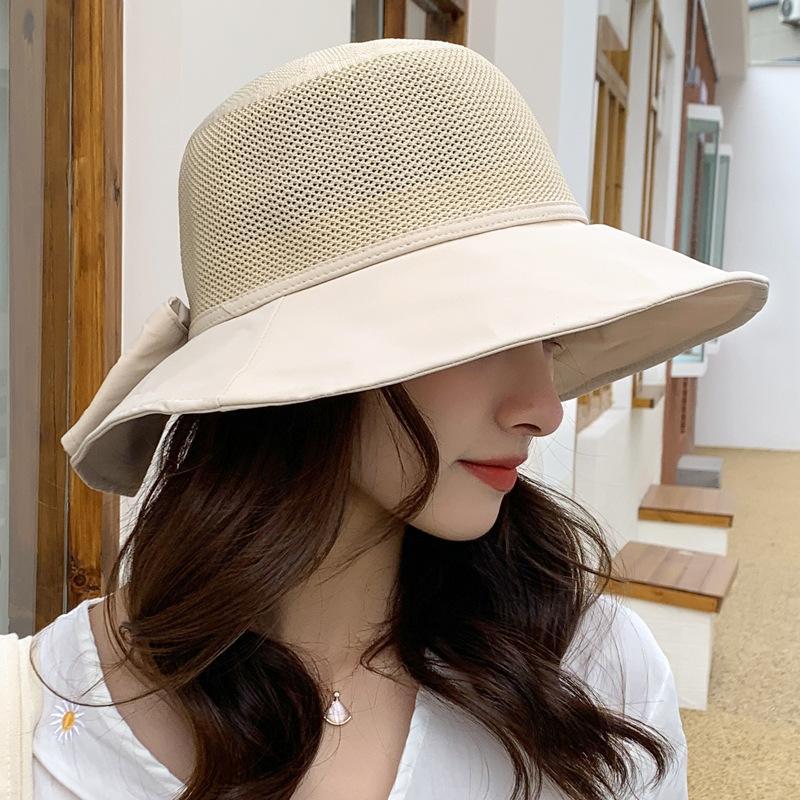 Denim Washed Vintage Fisherman Hat Womens Spring Sunshade With Brim Wide