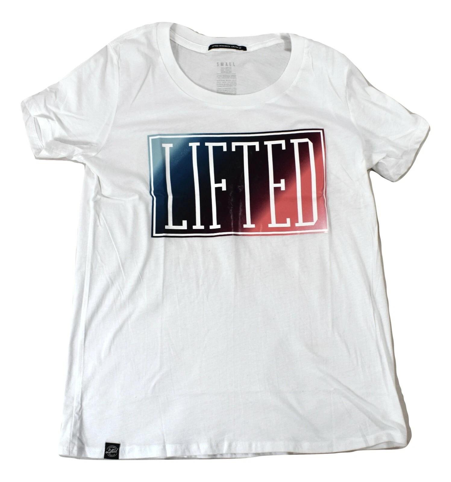 LRG Lifted Research Group Womens Lifted Generation Box Shirt New S 4XL