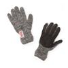 NEWBERRY KNITTING Deerskin Wool Gloves - Charcoal