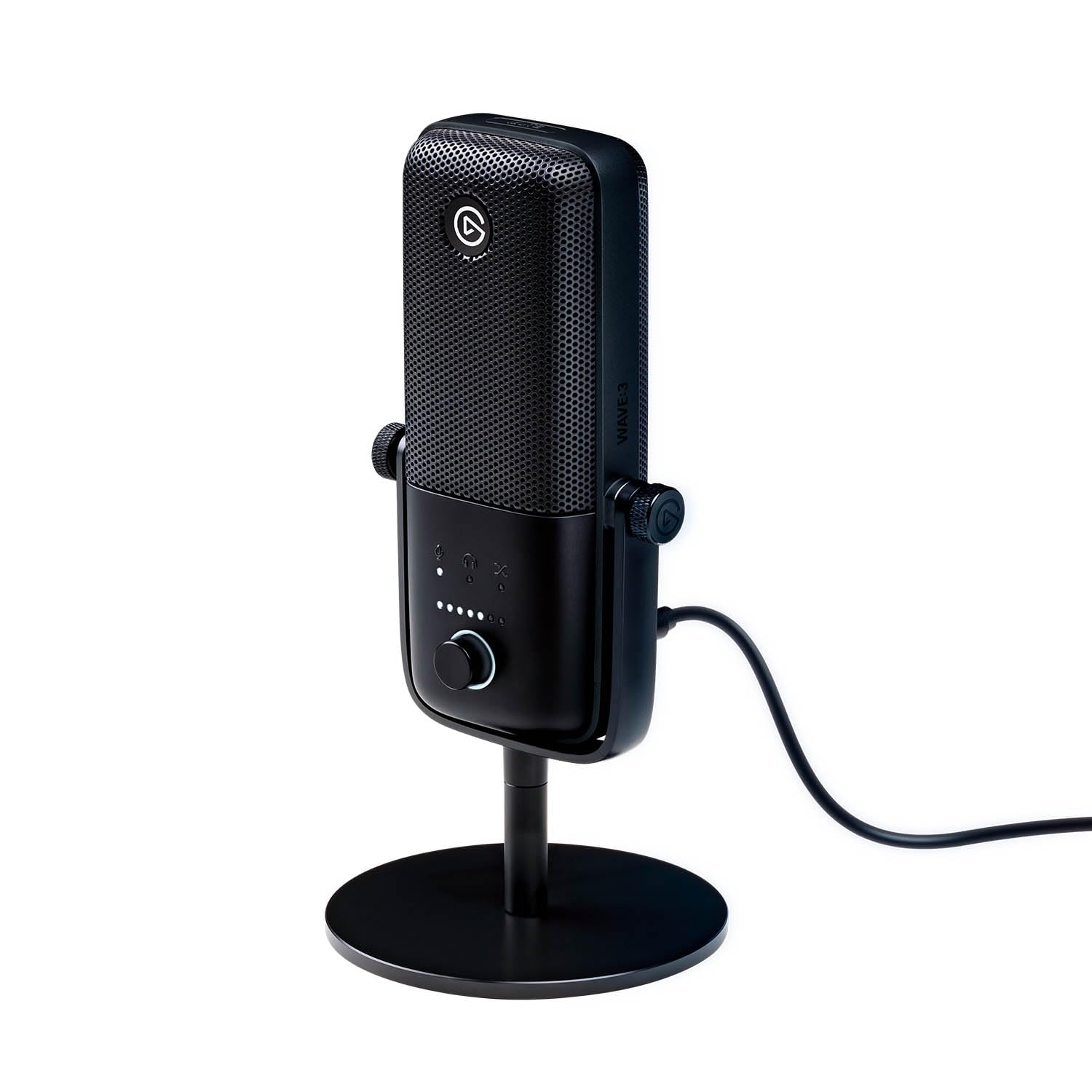 

Elgato Premium USB конденсаторный для домашнего офиса и бесплатный микшер звуковые эффекты без Plug Play совместимый с Wave3 - микрофон, [черный] потоковая передача, чёрный