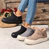 Order A Size Up Women's Winter Snow Boots with Thick Sole Shoes Cold Weather Indoor/Outdoor Warm Ankle Boots Winter Boots