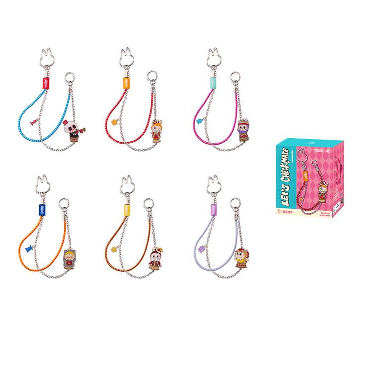 New POP MART THE MONSTERS Chinese Chess Adventure Collection Pendant Blind Box Products Single Mystery Box/Full Box 6 Pcs PPMT-2501-0081