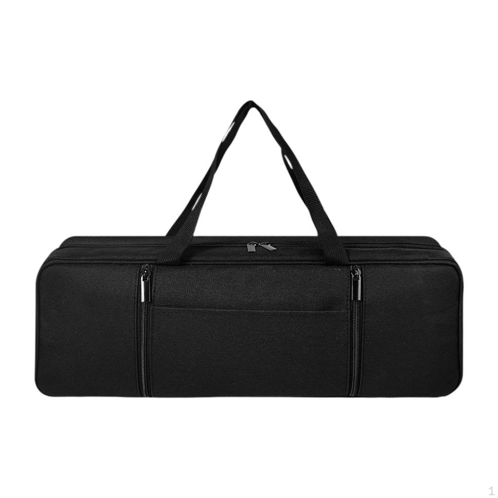 Travel Case for MX Keys Mini Keyboard with Handle Business Trips Oxford Fabric Multiple Pockets