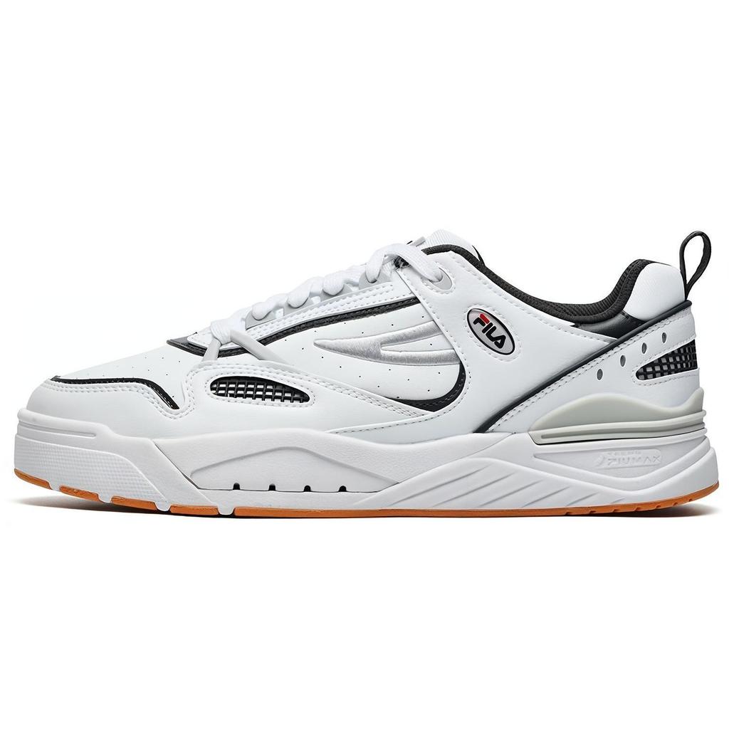 Fila Slam 22 Fabric Synthetic Leather Low-Top Sneakers Men Sneakers White Gray F12M231217FWD