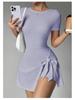 Women's Casual Yoga & Sports Skirt - Spring/Summer Beautiful Back Two-Piece for Golf & Tennis